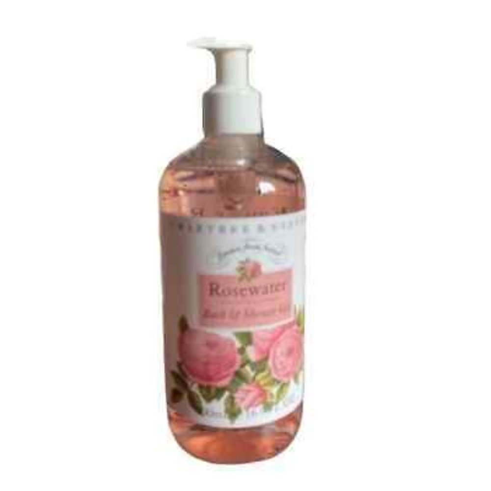 Crabtree & Evelyn Rosewater Bath and Shower Gel 16.9 OZ PUMP